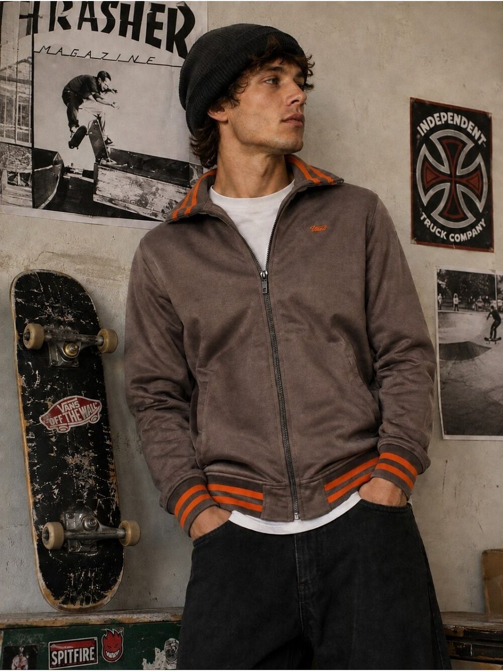 Vans Vintage Zipper Jacket, Size L